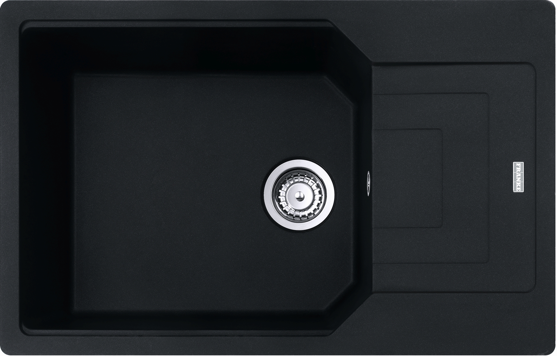 Franke Urban lavello in granito 78x50 cm nero 114.0687.282