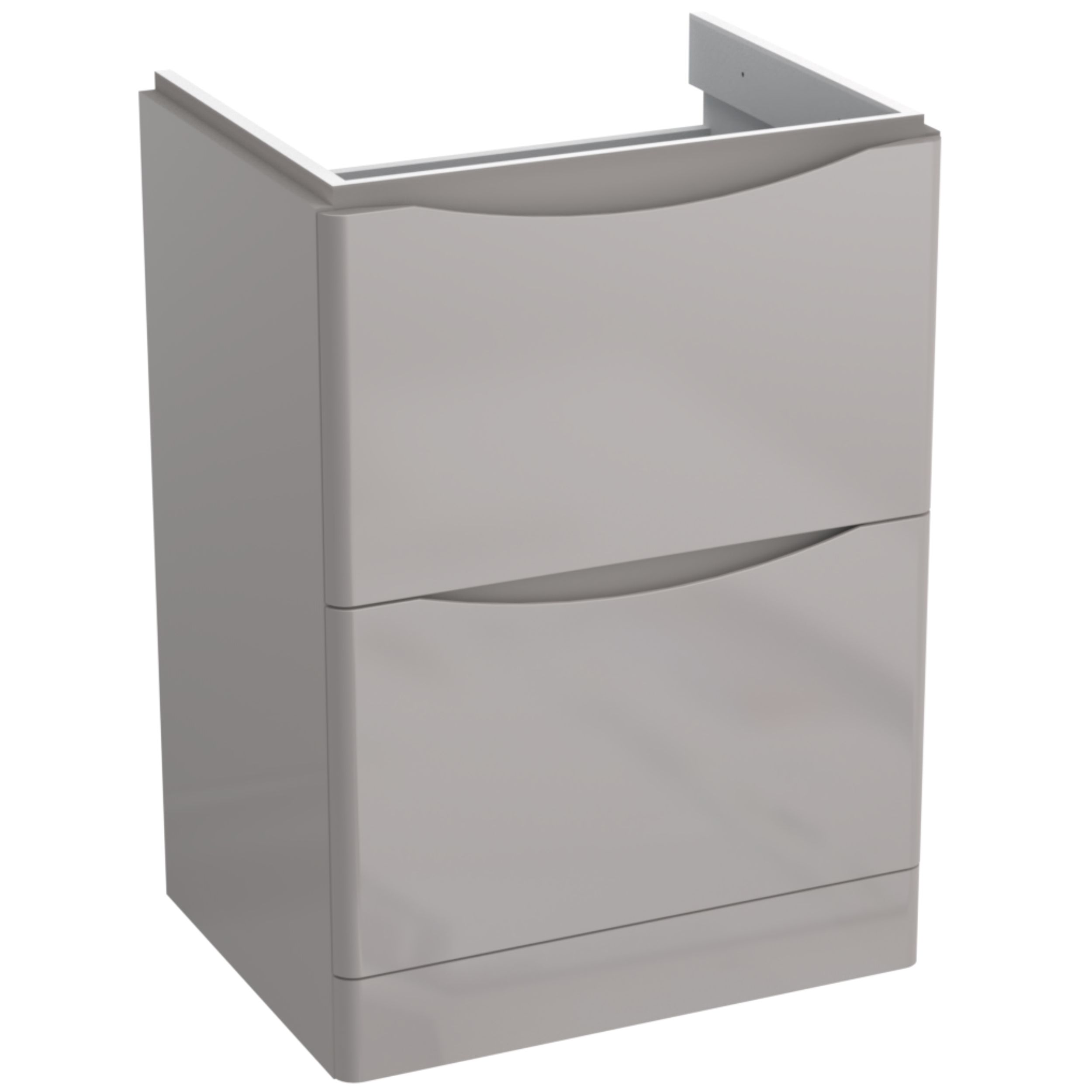 Strama Austin armadietto 58.6x44.6x81.7 cm sottolavabo a terra grigio 11.102.04