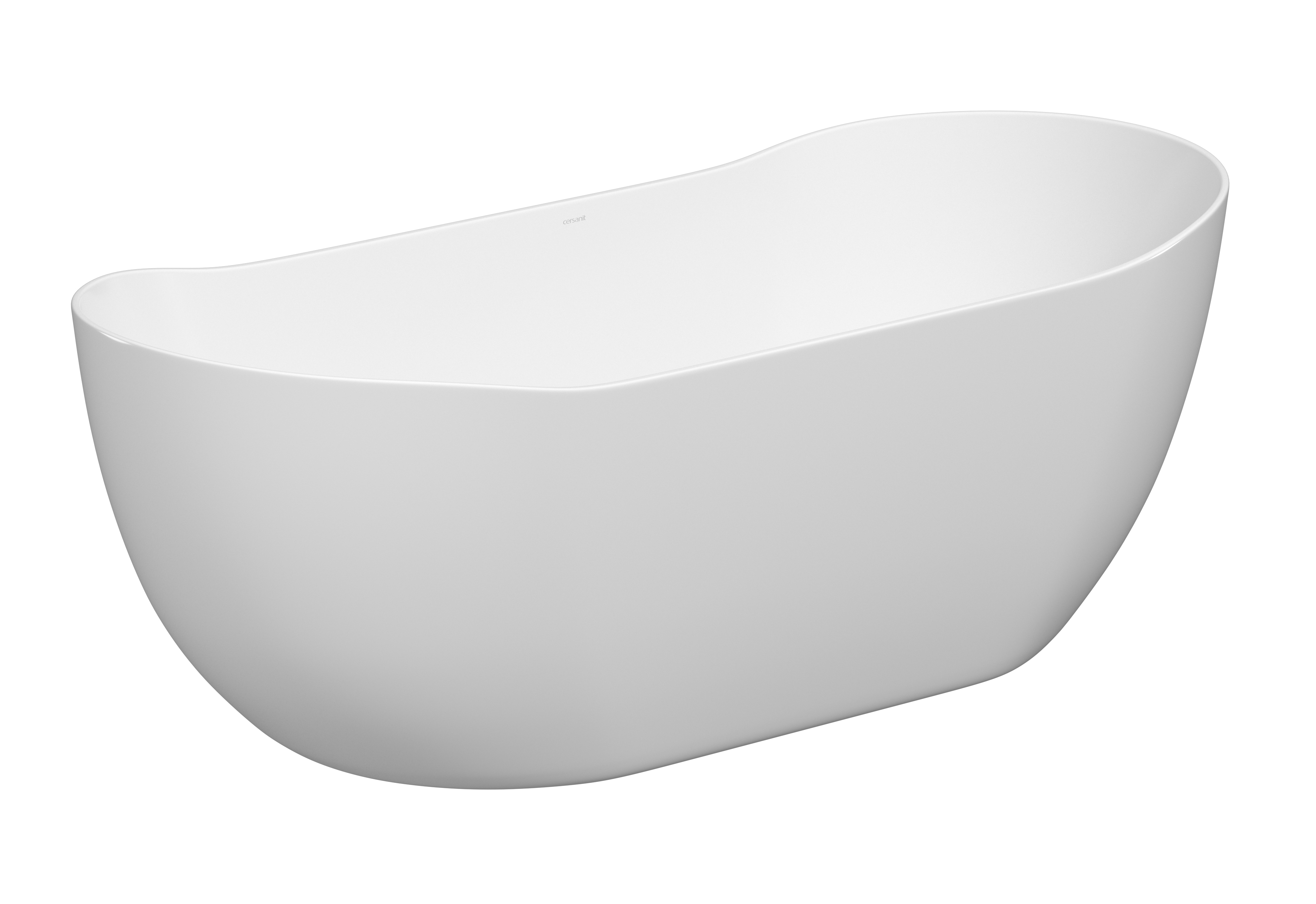 Cersanit Inverto vasca da bagno freestanding 180x80 cm ovale bianco S301-372