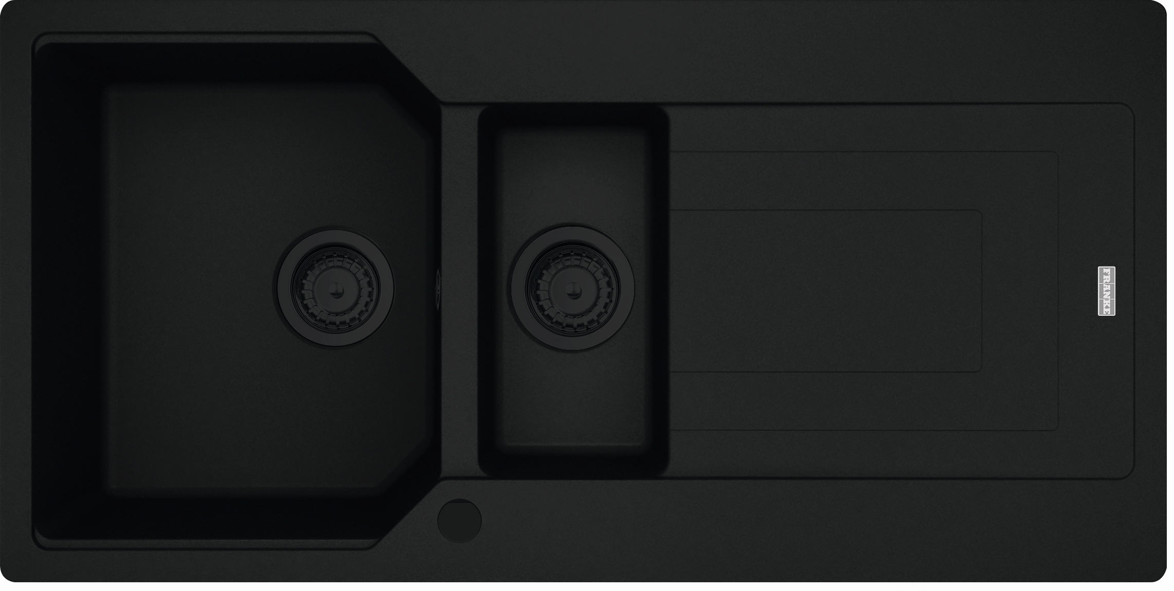 Franke Urban lavello in granito 100x50 cm nero 114.0697.747