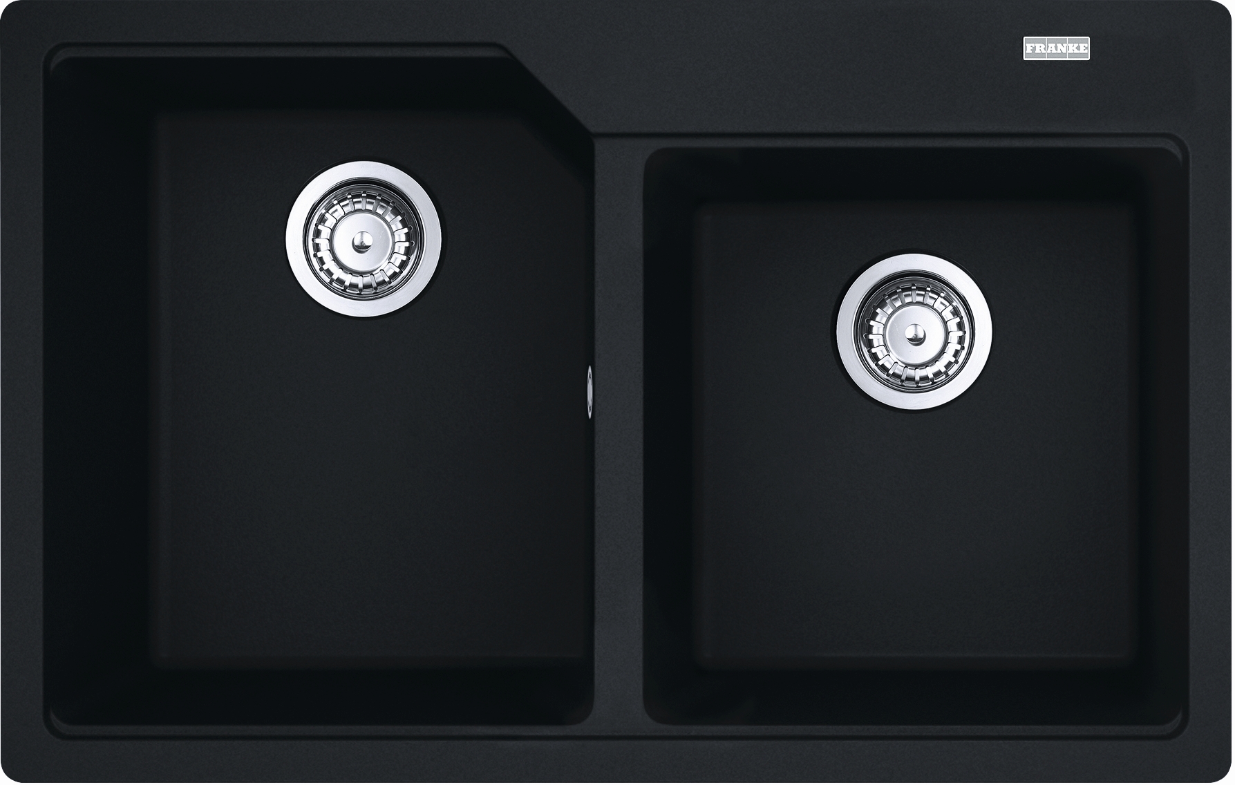 Franke Urban lavello in granito 78x50 cm nero 114.0686.761