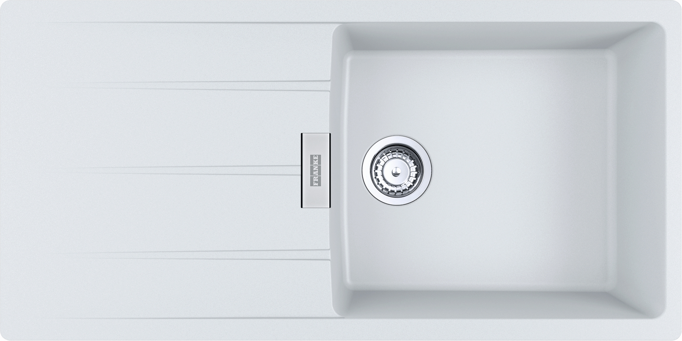 Franke Centro lavello in granito 100x50 cm bianco 114.0687.331