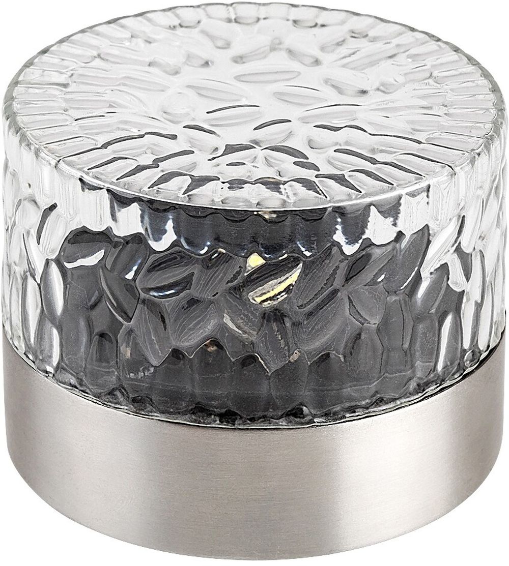 Rabalux Lentula lampada solare da terra 1x0.5 W acciaio-trasparente 7010