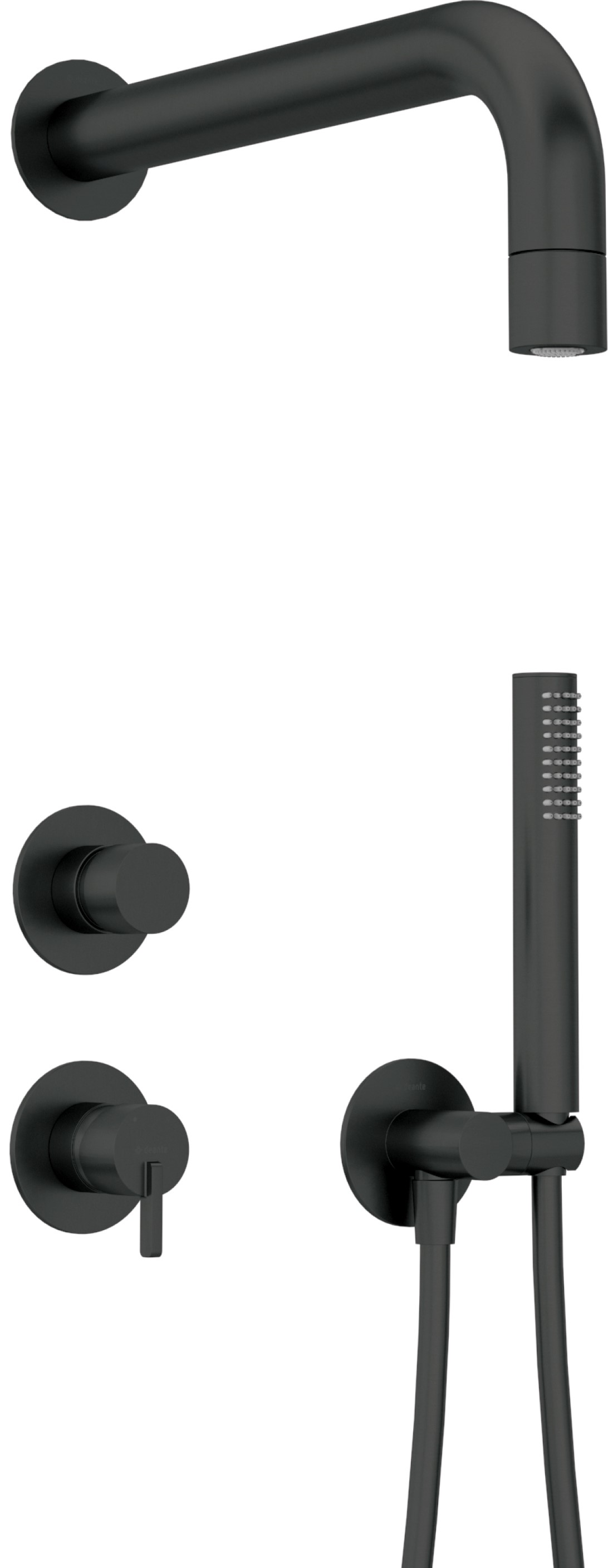 Deante Silia set doccia da incasso nero NQSN9XK
