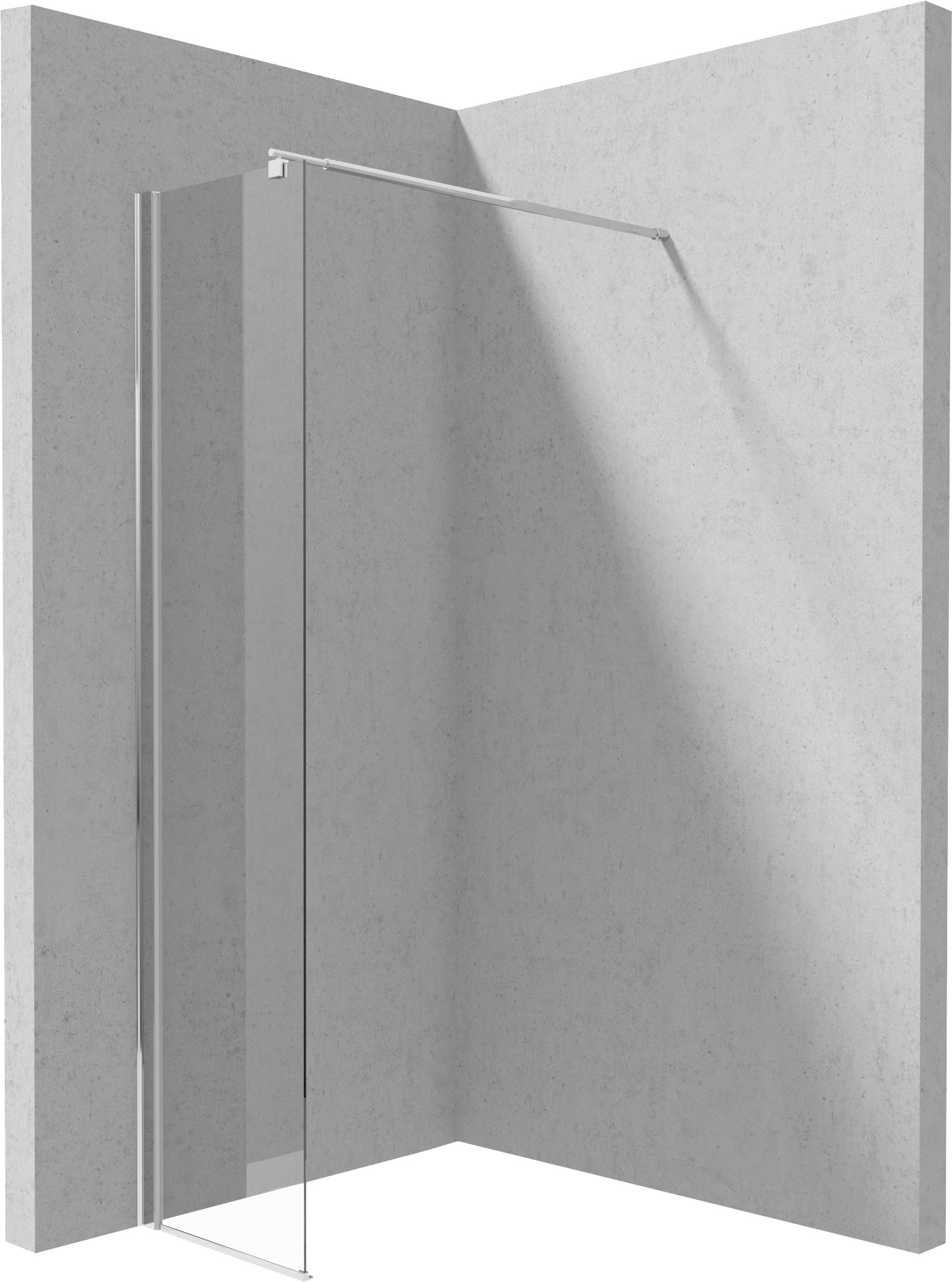 Deante Kerria Plus parete doccia walk-in 40 cm cromo lucida/vetro trasparente KTS_084P