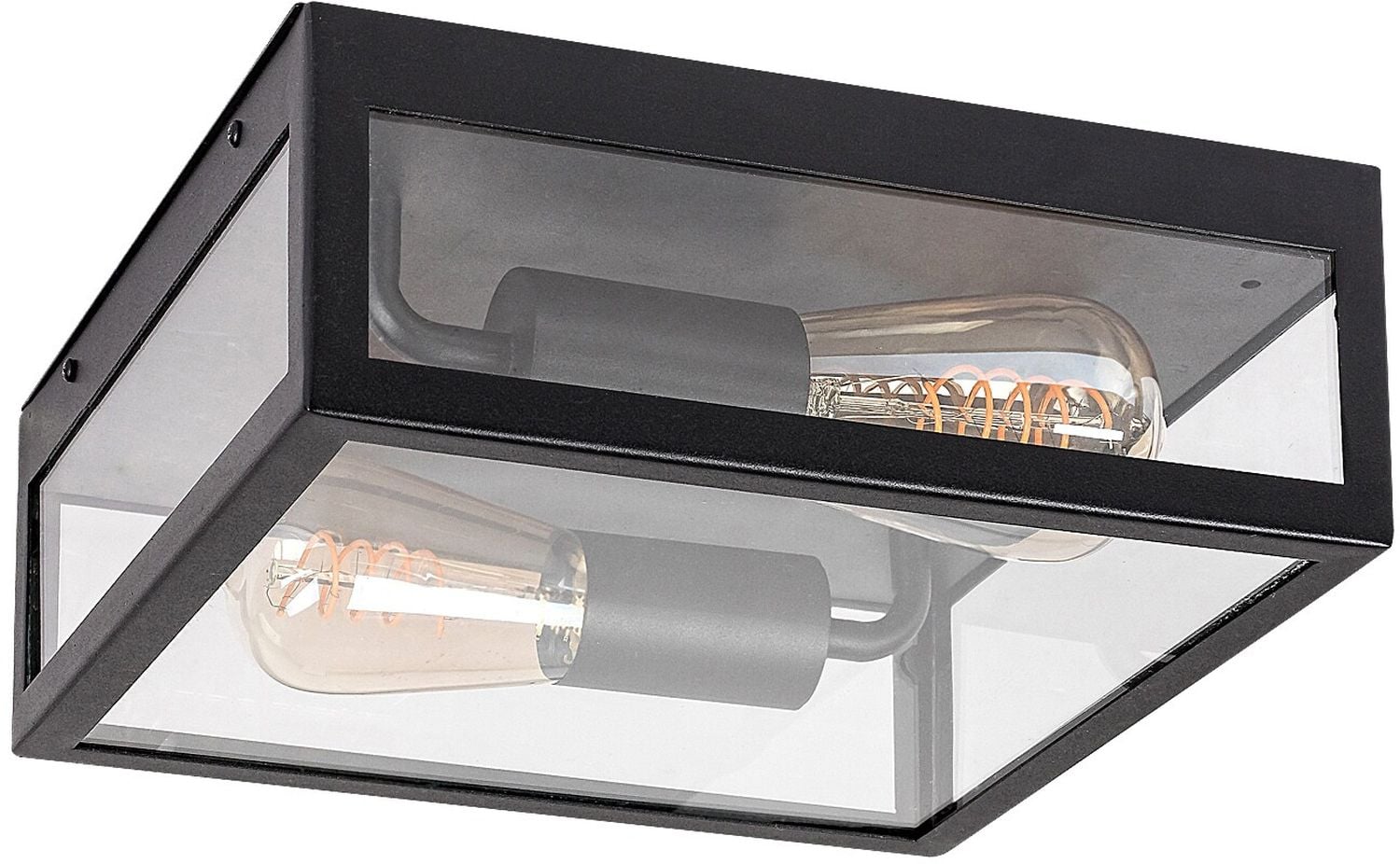 Rabalux Zaton lampada da soffitto per esterni 2x60 W nero 7070