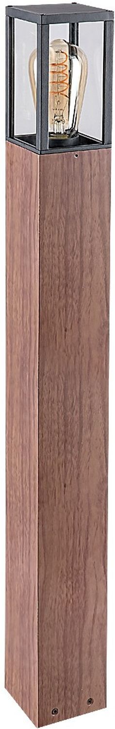 Rabalux Wales lampada da terra per esterni 1x60 W trasparente-legno 7197