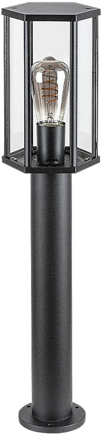 Rabalux Dubrovnik lampada da terra per esterni 1x40 W nero-trasparente 7240