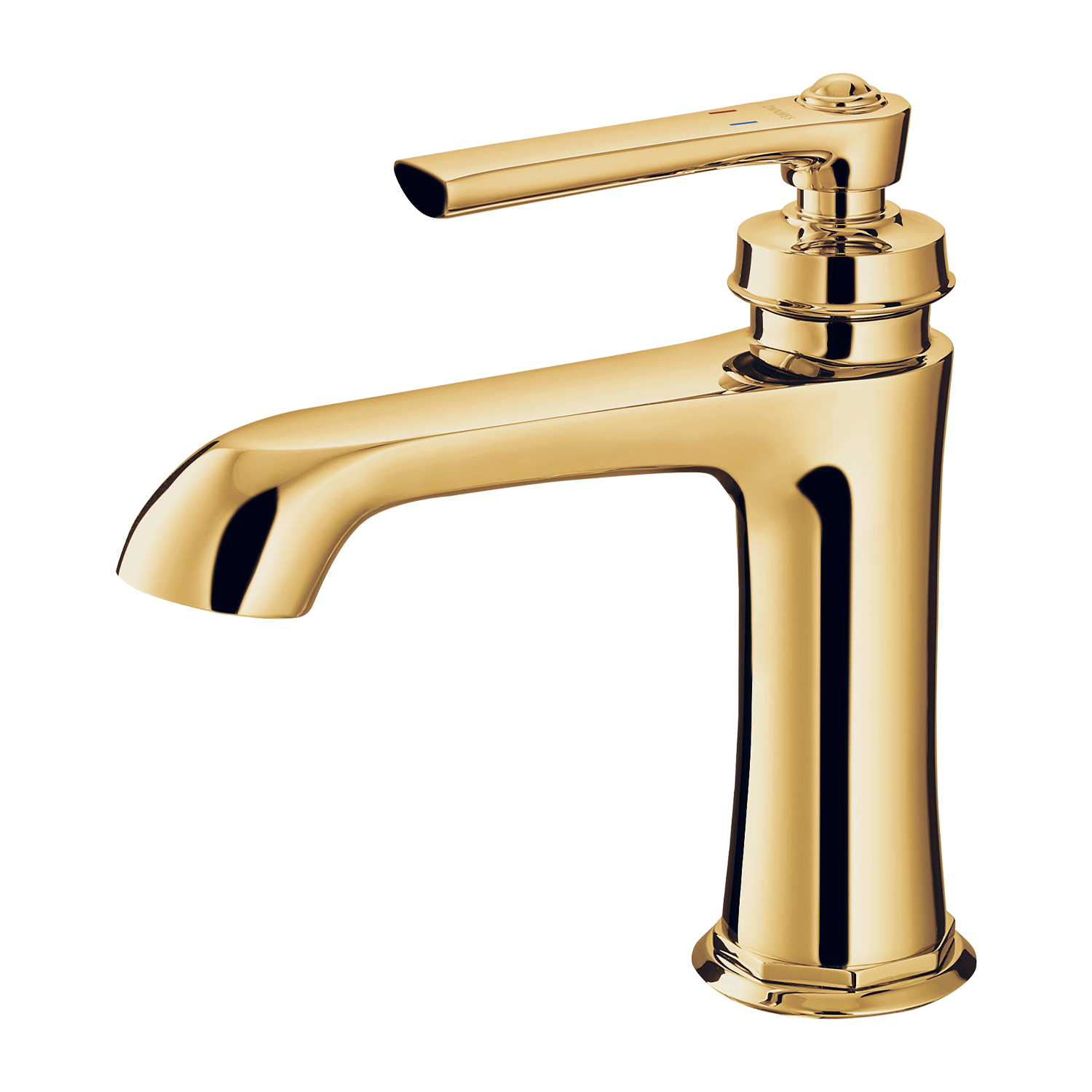 Omnires Armance rubinetto per lavabo verticale oro AM5210GL