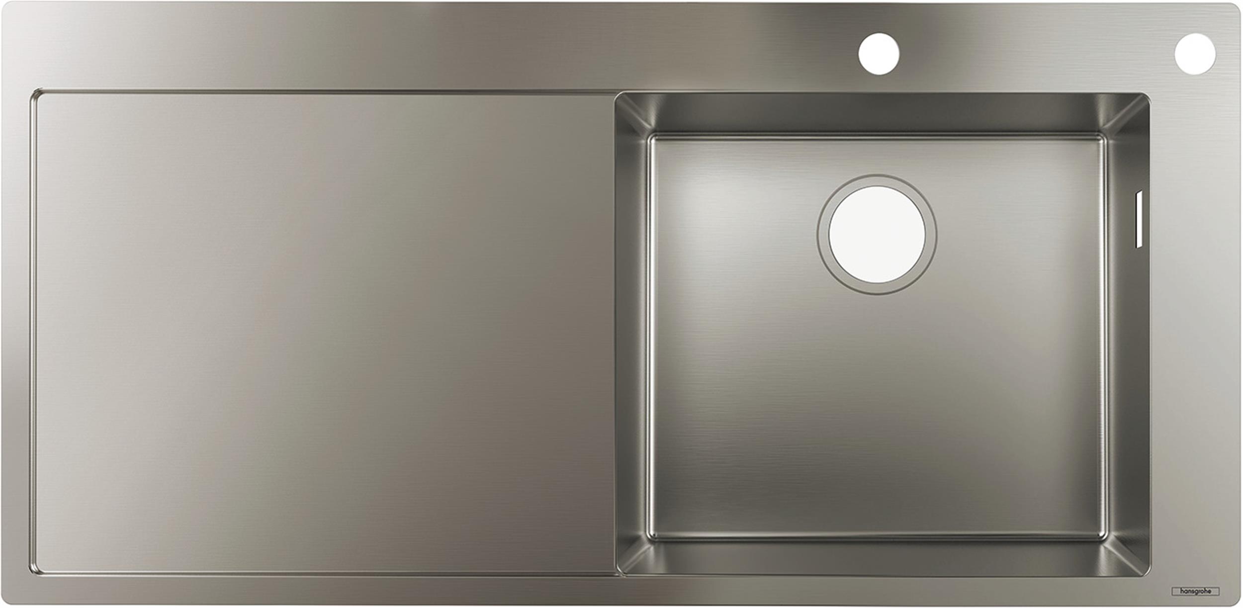 Hansgrohe S 71 lavello in acciaio 104.5x51 cm 43307800