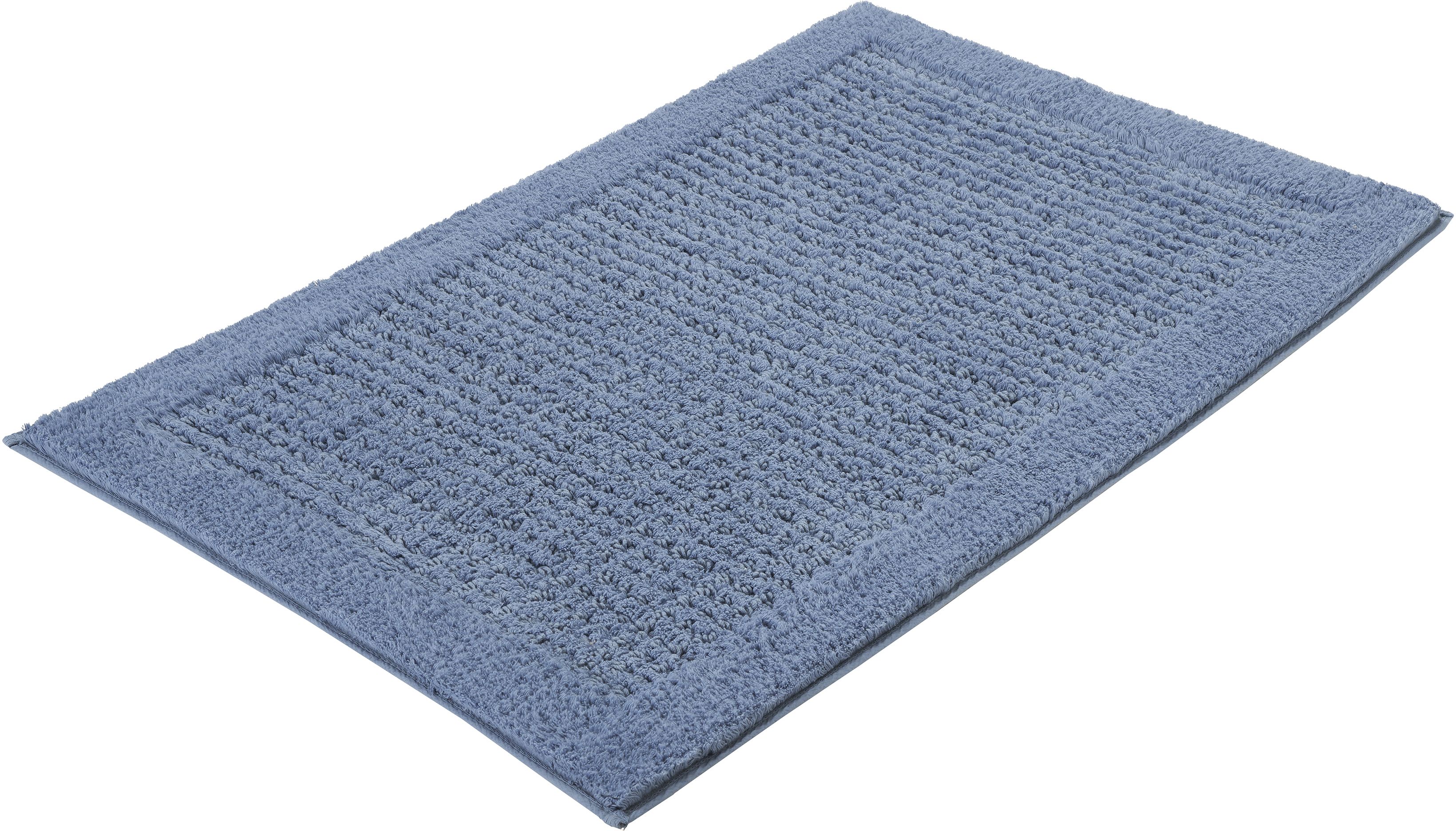 Kleine Wolke Net tappetino da bagno 90x60 cm rettangolare blu 9171746519