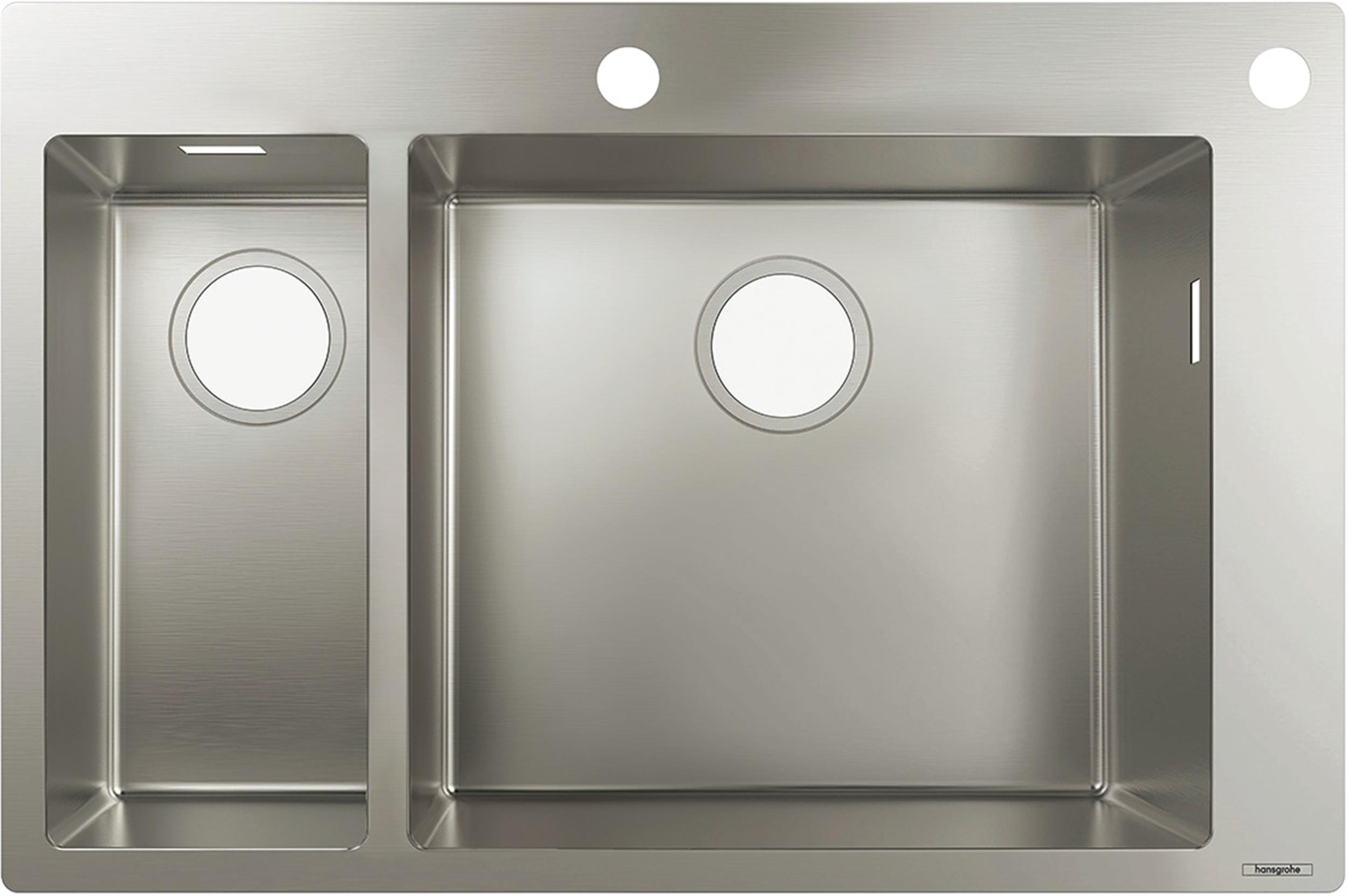 Hansgrohe ShowerTablet lavello in acciaio 75.5x50 cm 43310800