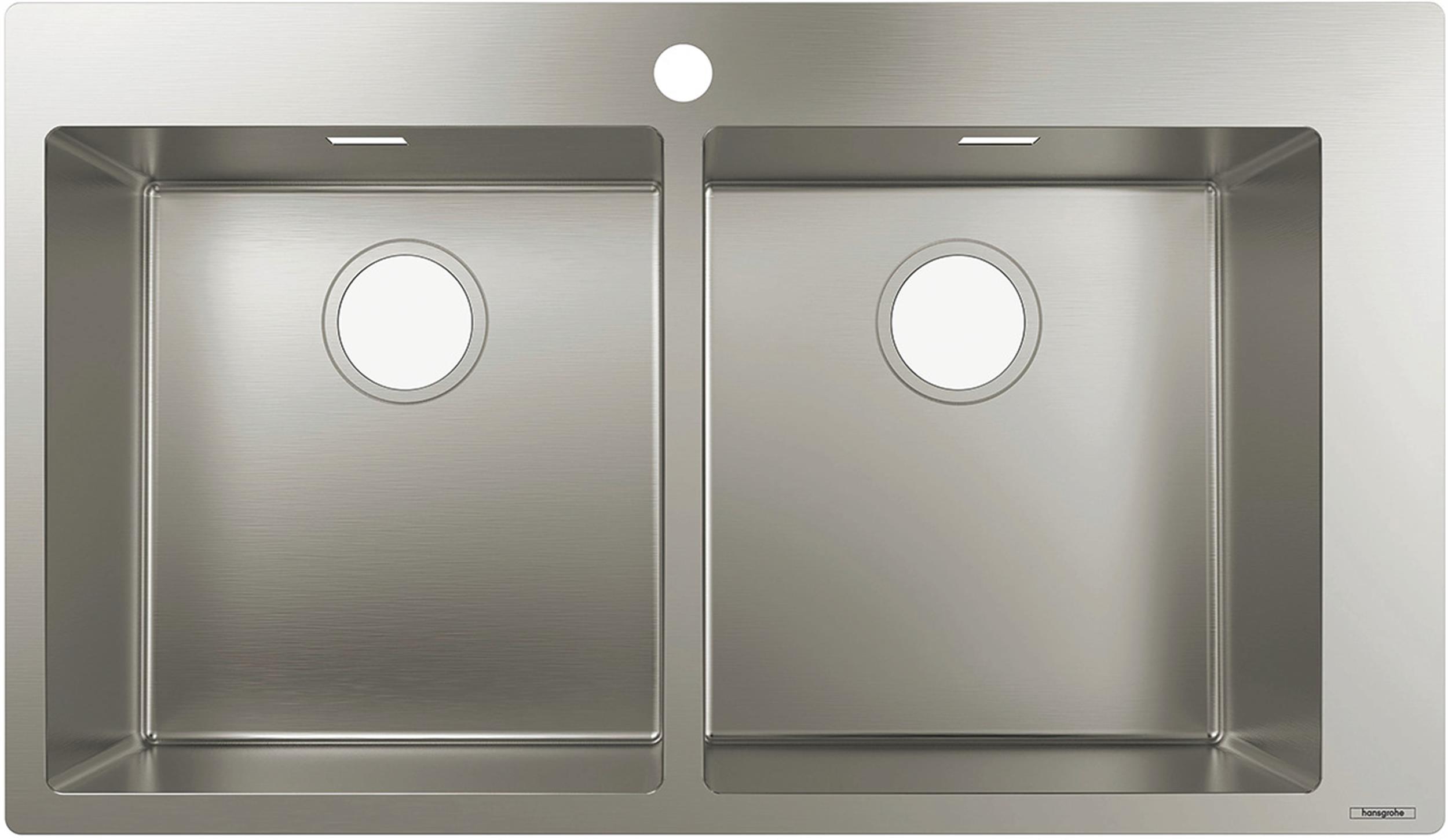 Hansgrohe S 71 lavello in acciaio 86.5x50 cm 43303800