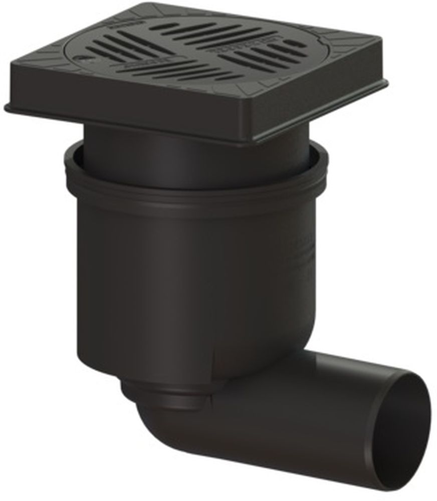 Kessel scarico da seminterrato cm nero 67923B