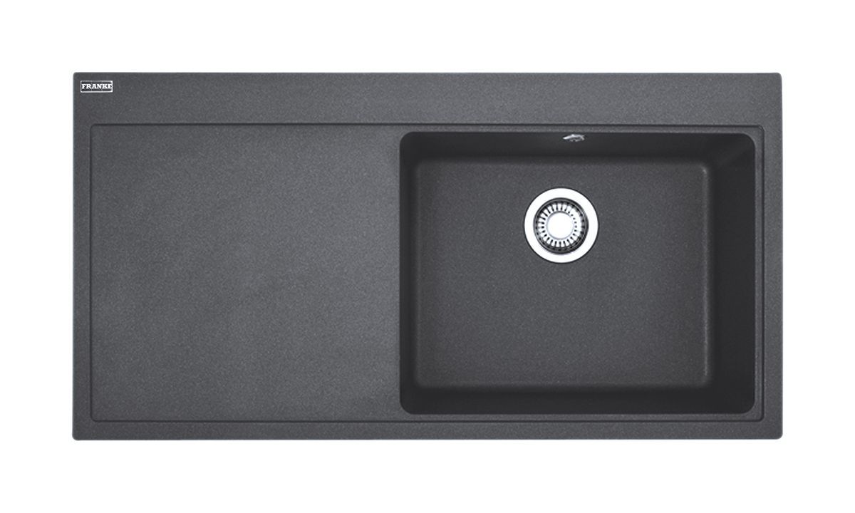 Franke Mythos lavello in granito 100x51.5 cm grigio/grafite/inox 114.0675.940