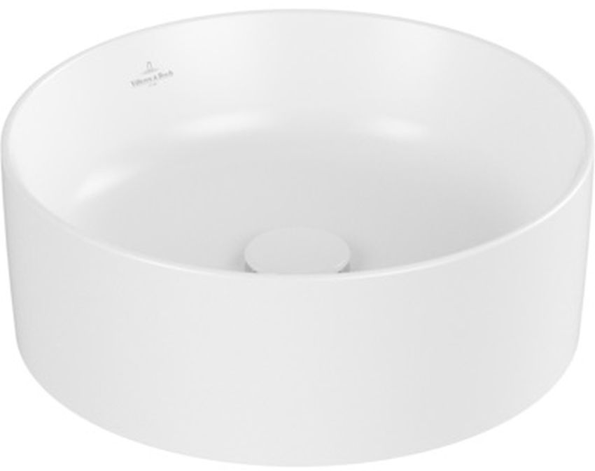 Villeroy & Boch Collaro lavabo 40x40 cm rotonda da appoggio bianco 4A1840RW