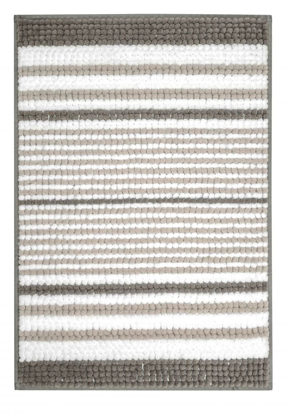 Kleine Wolke Bola tappetino da bagno 65x55 cm rettangolare bianco-grigio 9143901539