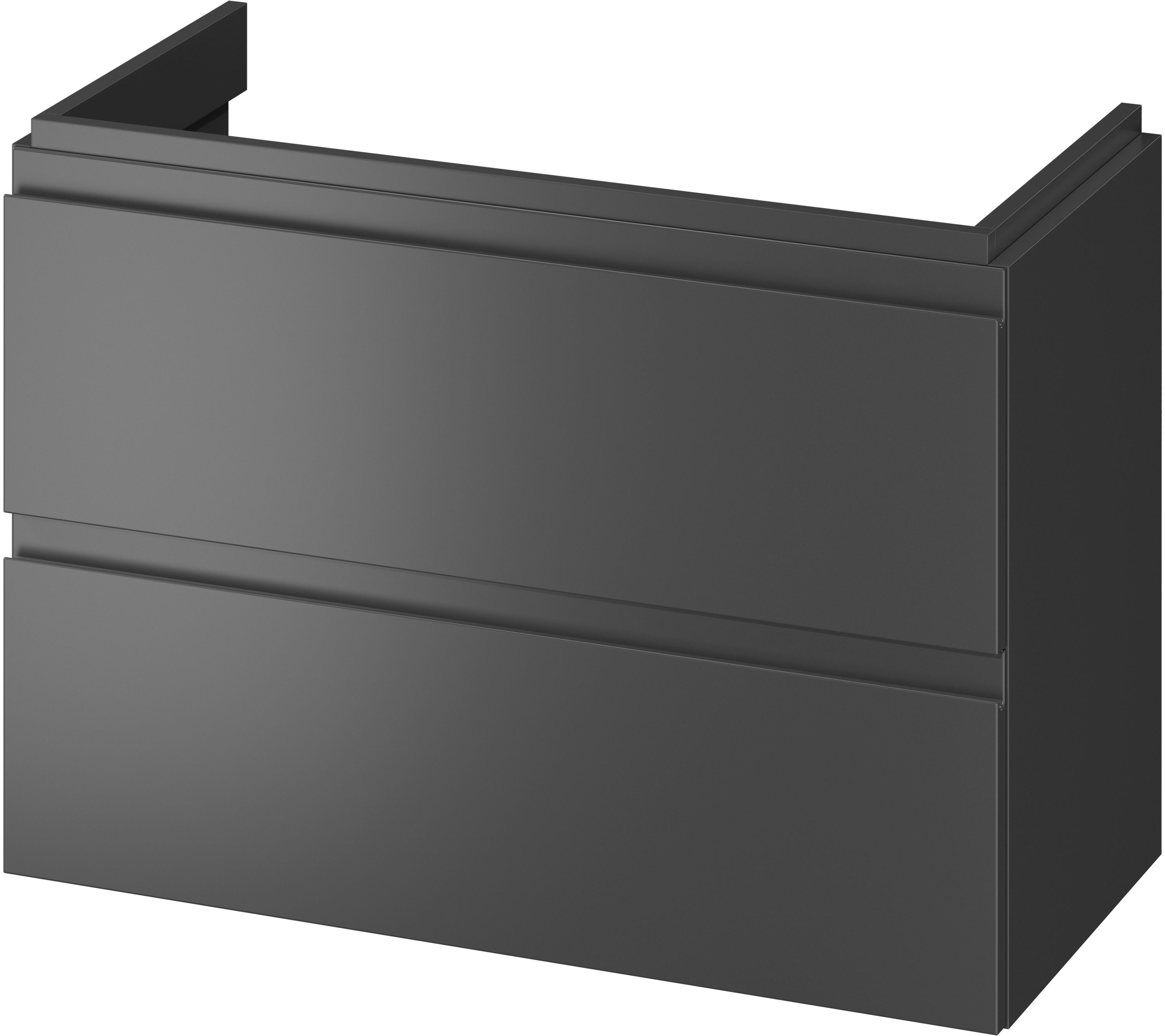 Cersanit Moduo armadietto 79.5x37.5x57 cm sottolavabo sospeso antracite S590-077-DSM