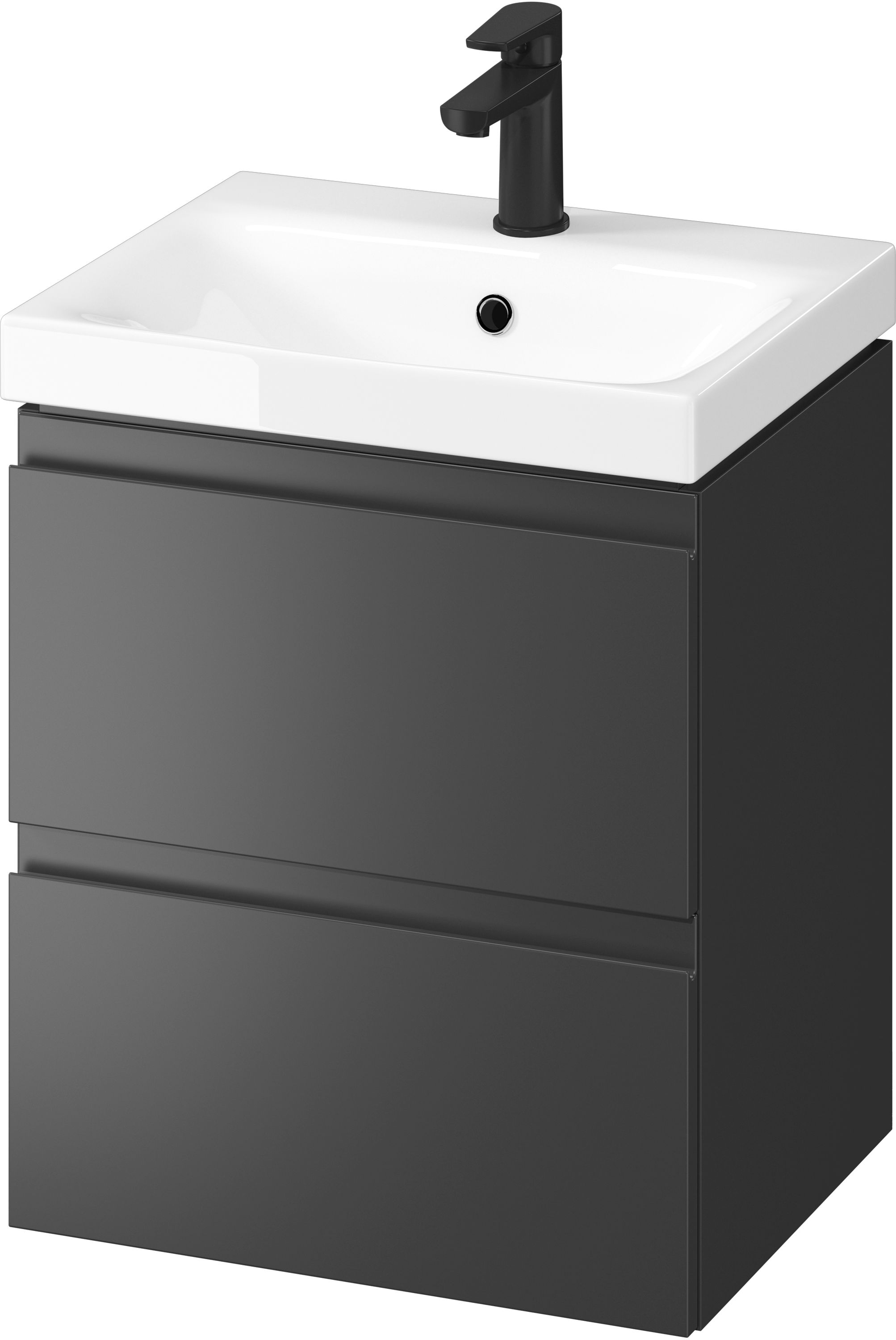 Cersanit Moduo lavabo con armadietto 49.4 cm antracite S801-485-DSM