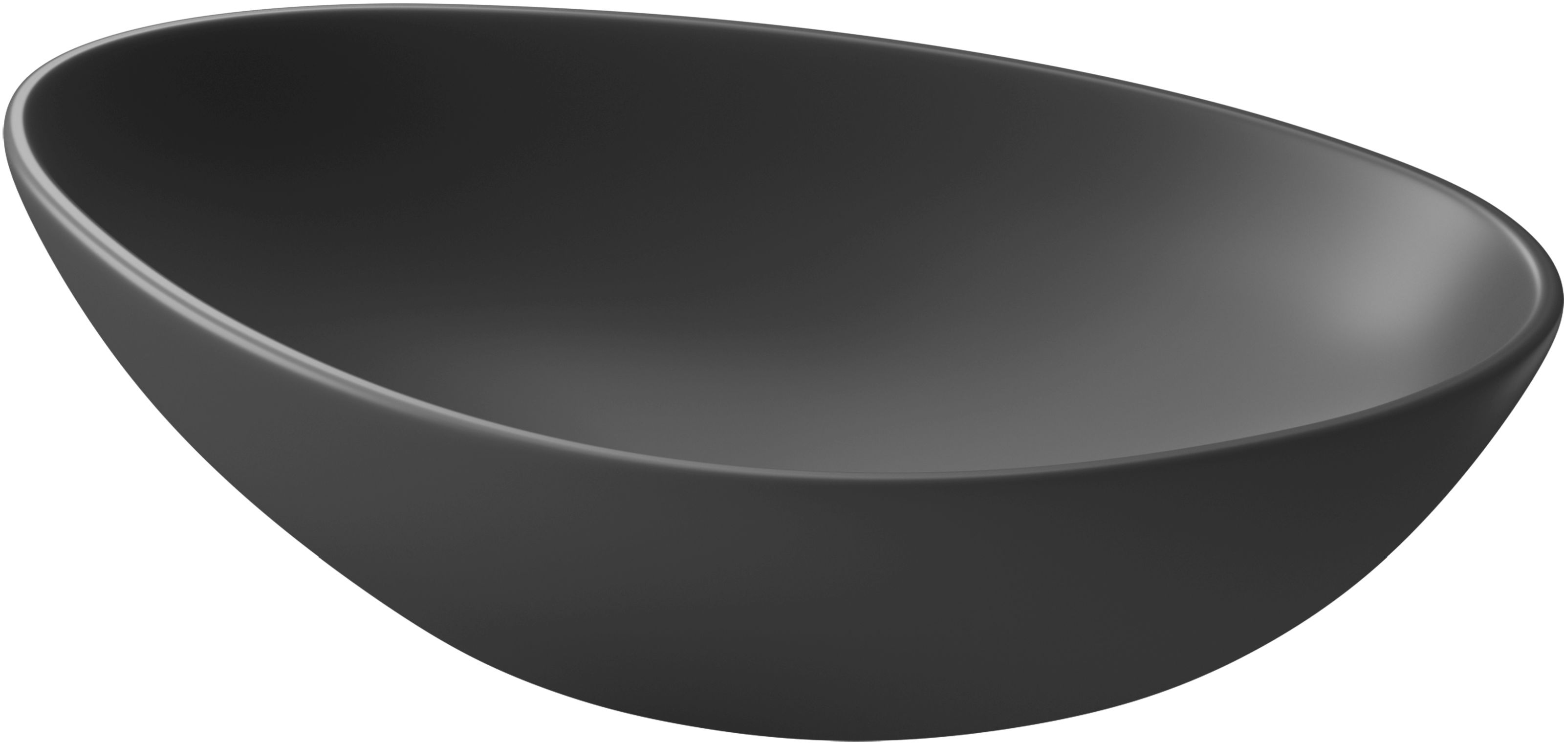 Cersanit Moduo lavabo 56.5x36.5 cm da appoggio antracite K116-106