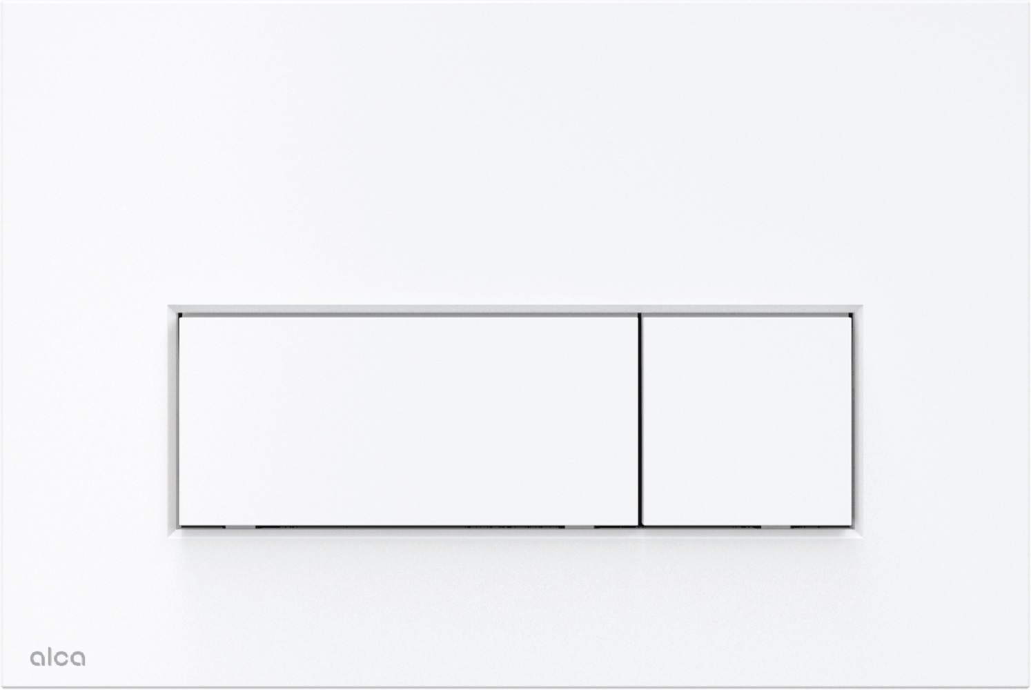 Alca Thin placca di comando per WC bianco M576