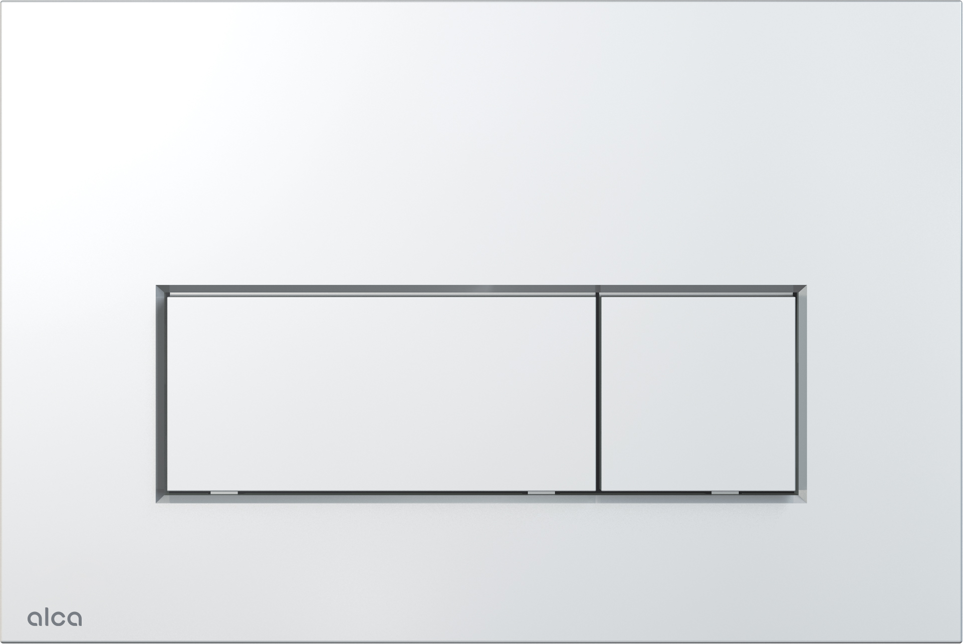 Alca Thin placca di comando per WC cromo lucido M571