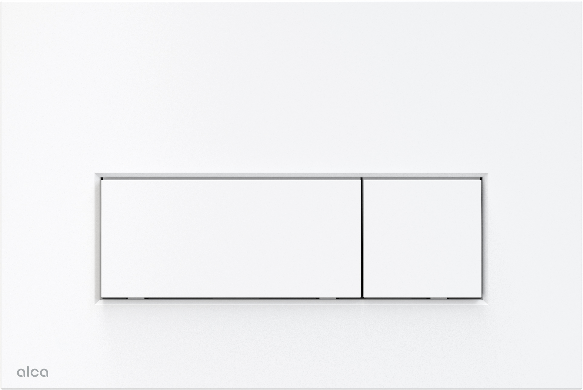 Alca Thin placca di comando per WC bianco M570