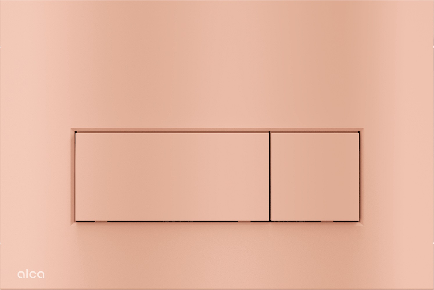 Alca Thin placca di comando per WC oro-rame M57-RG-M