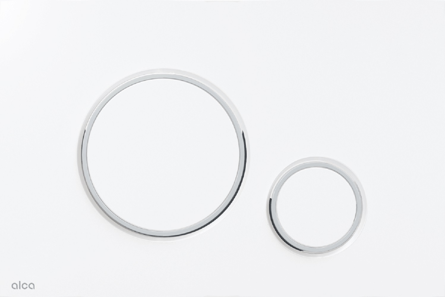 Alca Thin placca di comando per WC bianco M776