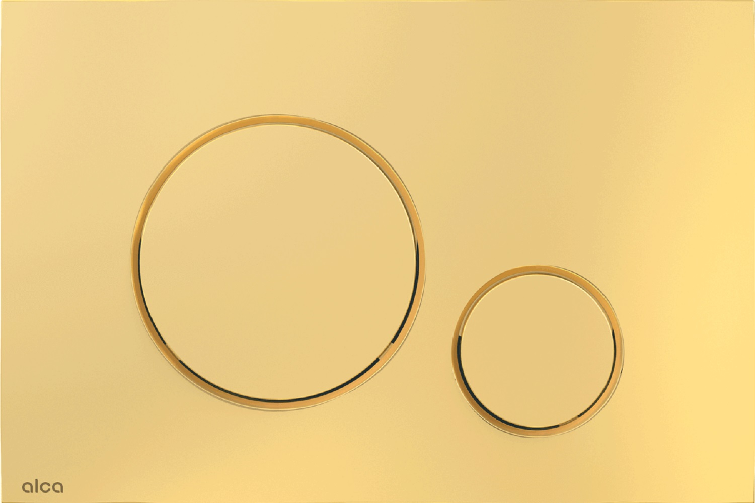 Alca Thin placca di comando per WC oro M675