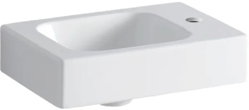 Geberit iCon lavabo 38x28 cm rettangolare a parete-da mobile bianco 124736600