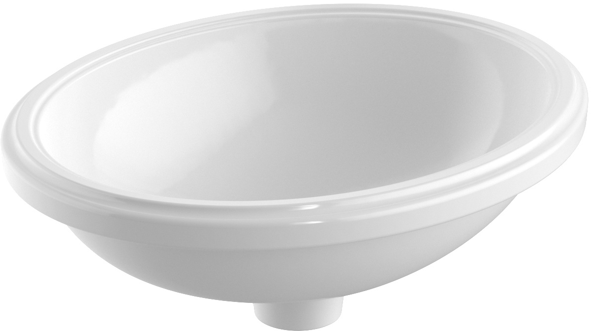 Geberit Variform lavabo 42x33 cm ovale sottopiano lucida 500.751.00.2