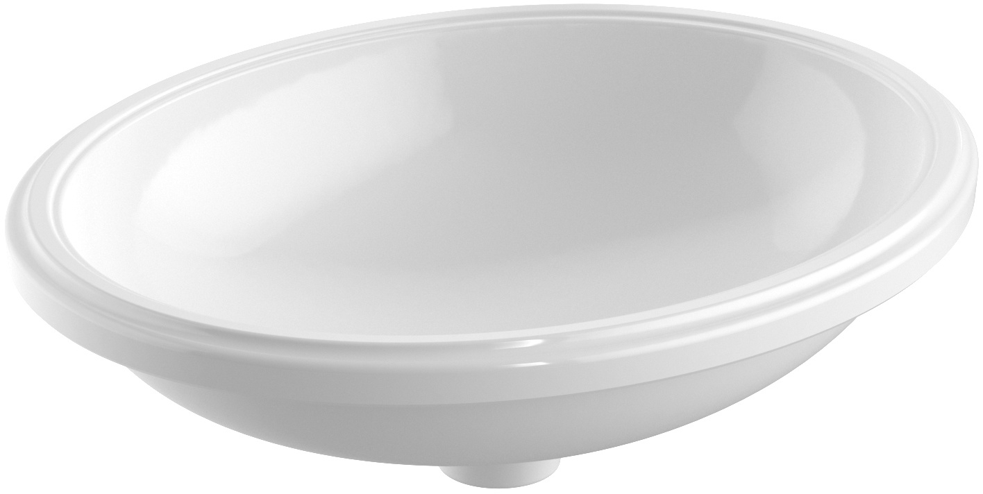 Geberit Variform lavabo 50x40 cm ovale sottopiano bianco 500.755.00.2