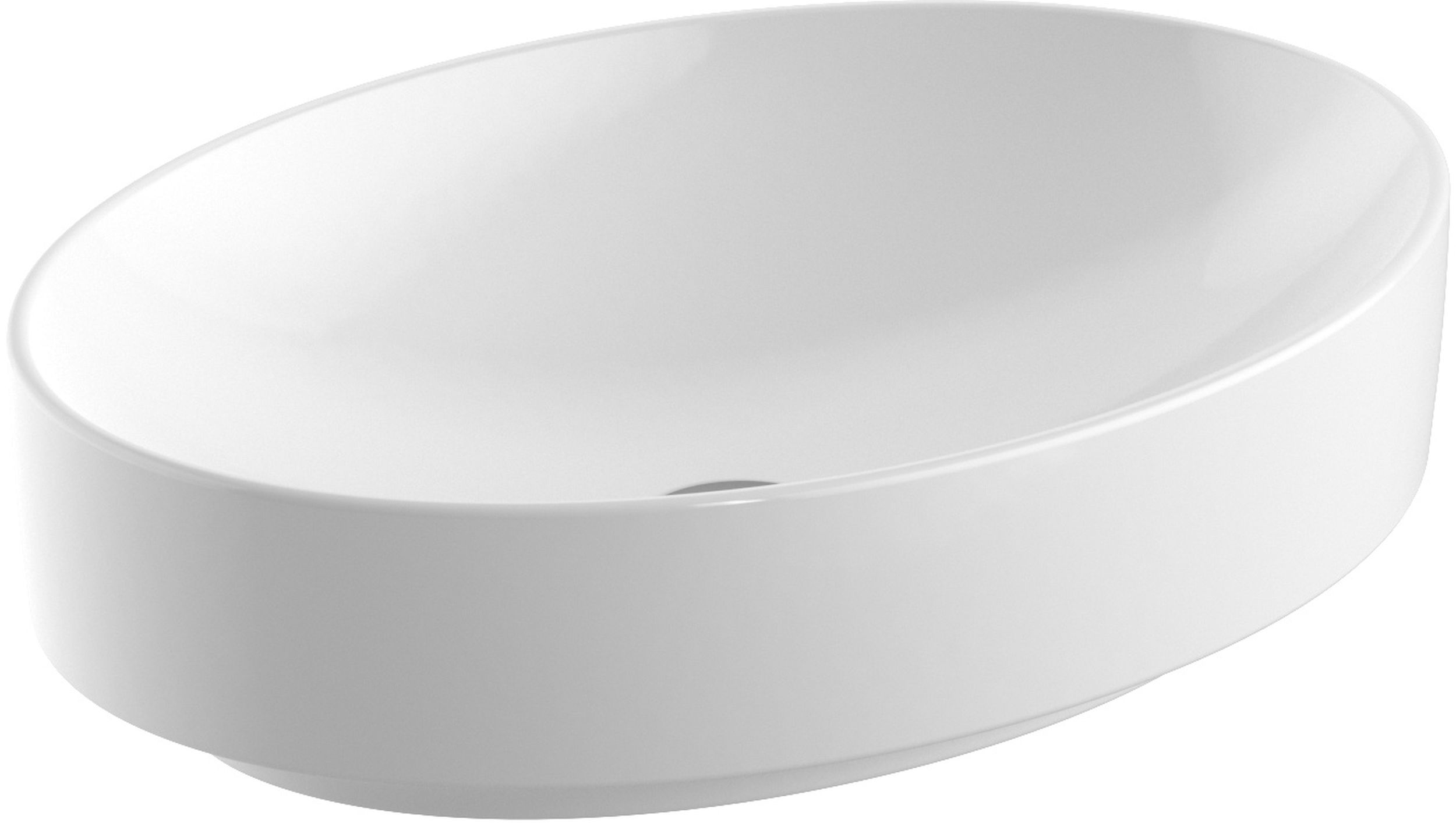Geberit Variform lavabo 55x40 cm ovale da mobile-da appoggio bianco lucida 500.771.01.2