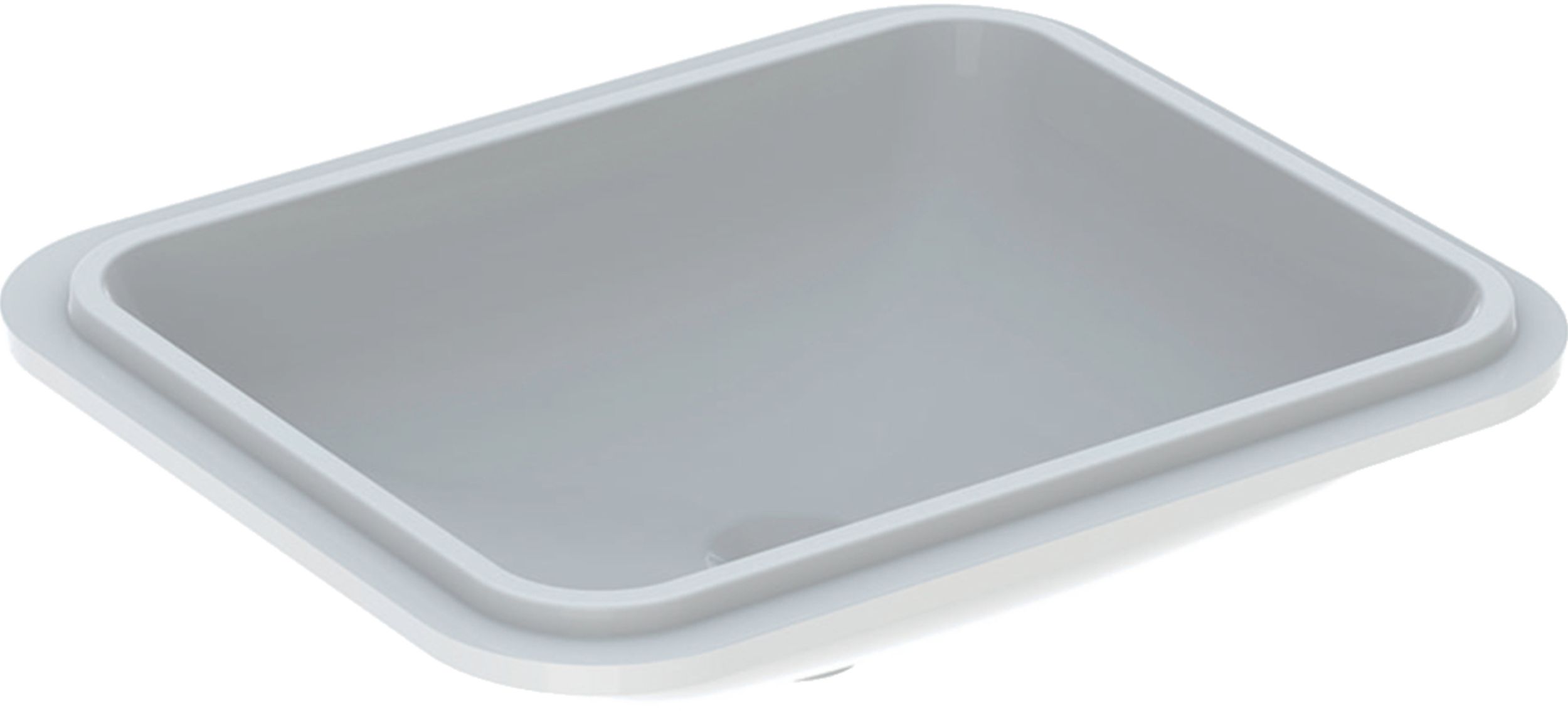 Geberit Variform lavabo 50x40 cm rettangolare sottopiano bianco lucida 500.767.01.2