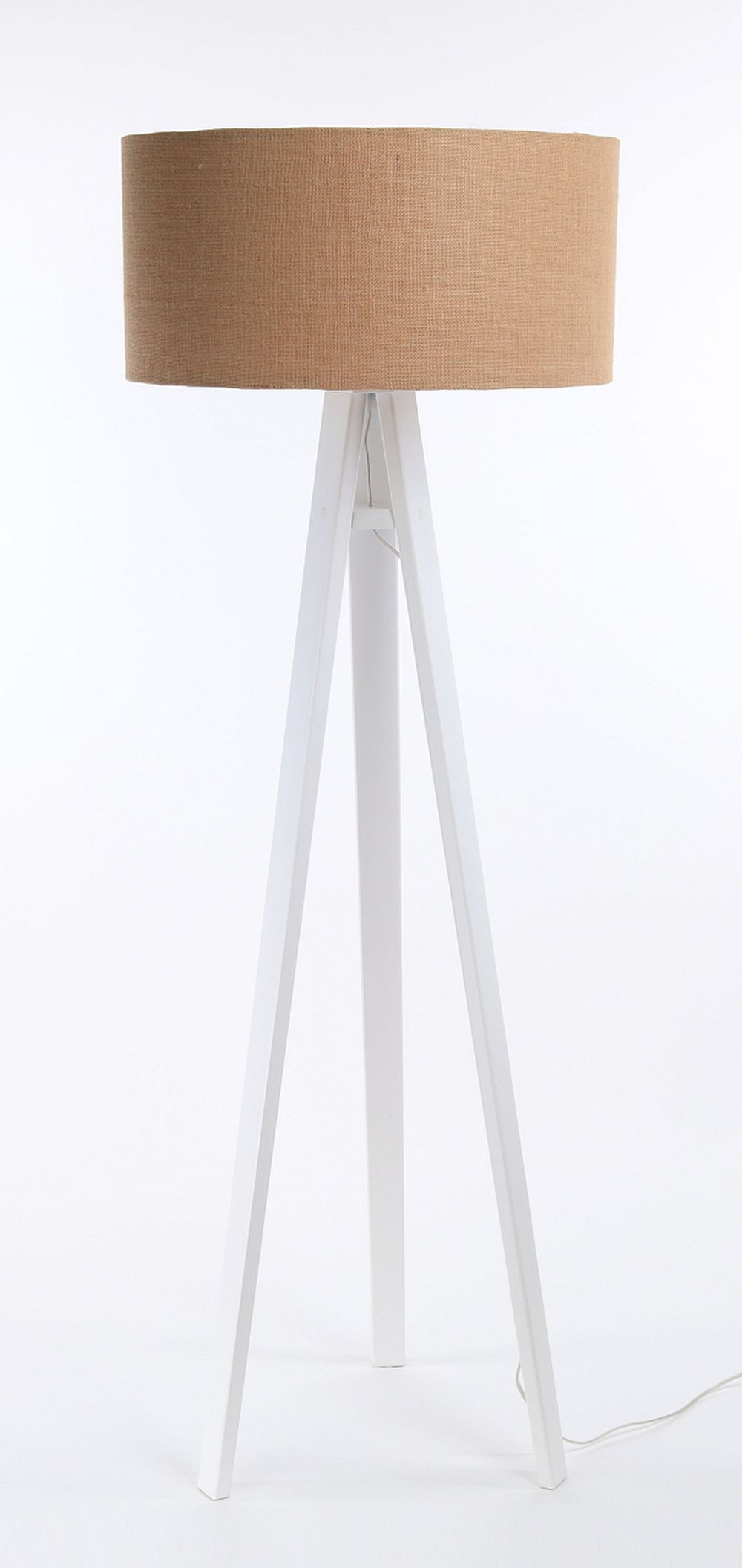 BPS Koncept Boho lampada da terra 1x60 W bianco-crema 0E0P-131W-50