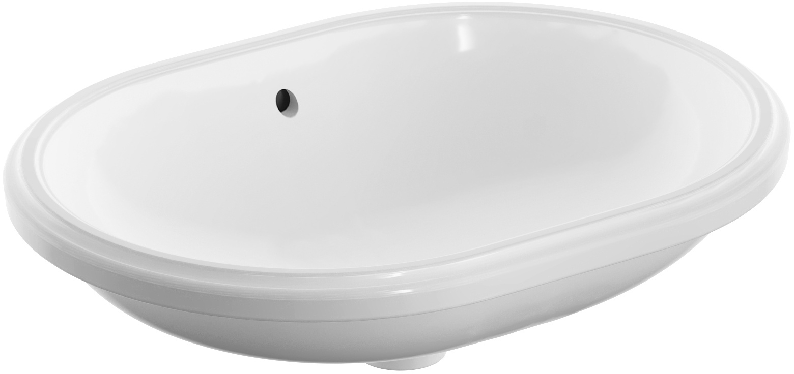 Geberit Variform lavabo 55x40 cm ovale sottopiano bianco lucida 500.756.01.2