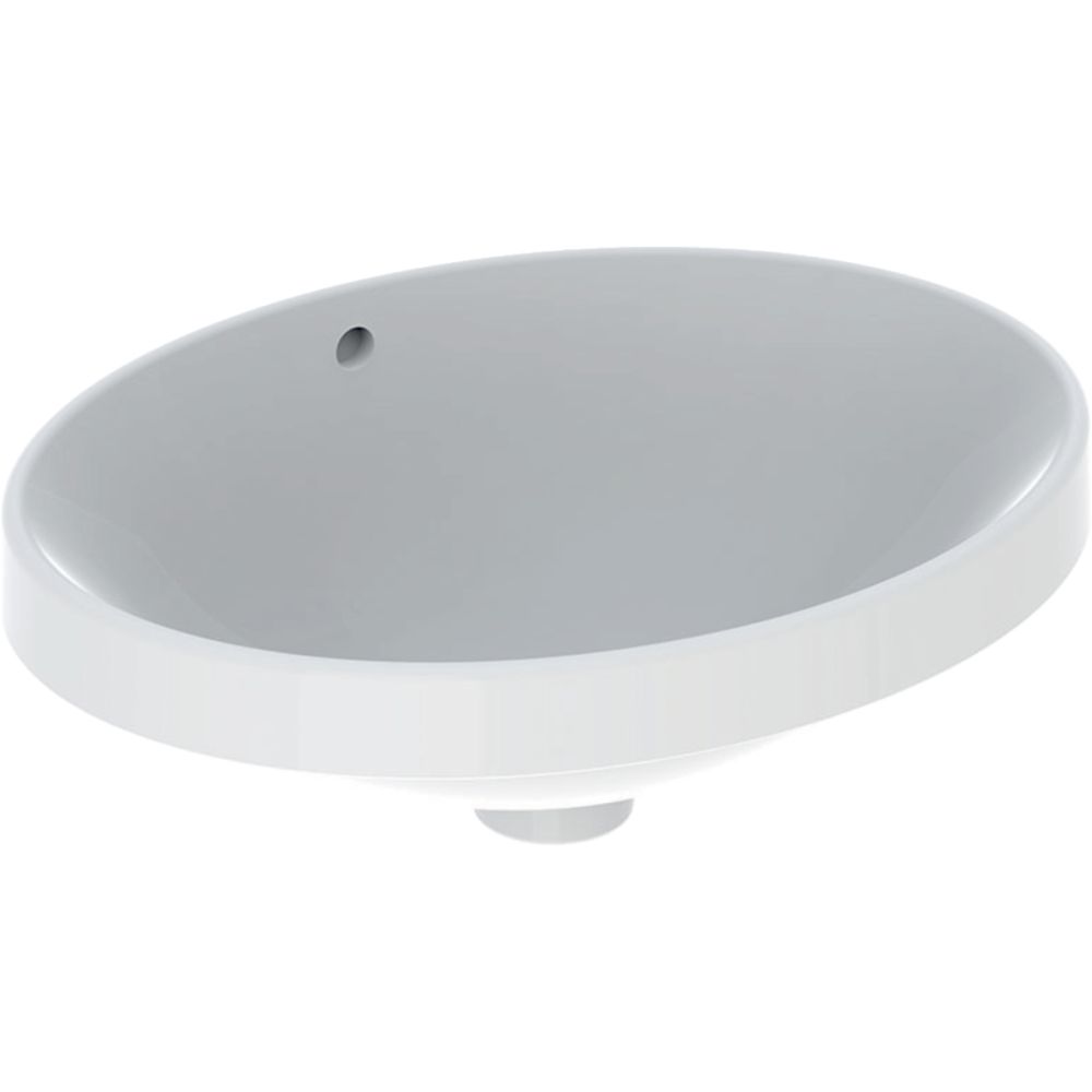 Geberit Variform lavabo 50x40 cm ovale da incasso bianco lucida 500.708.01.2