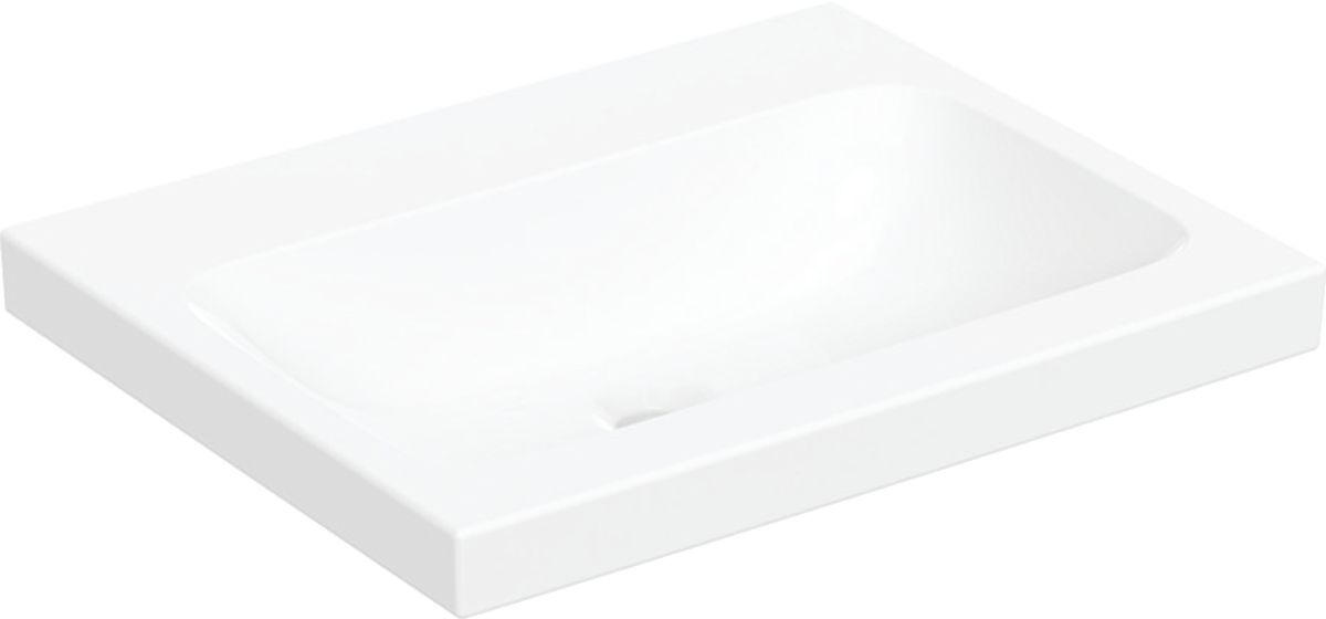 Geberit iCon lavabo 60x48 cm rettangolare da appoggio bianco 501.847.00.8