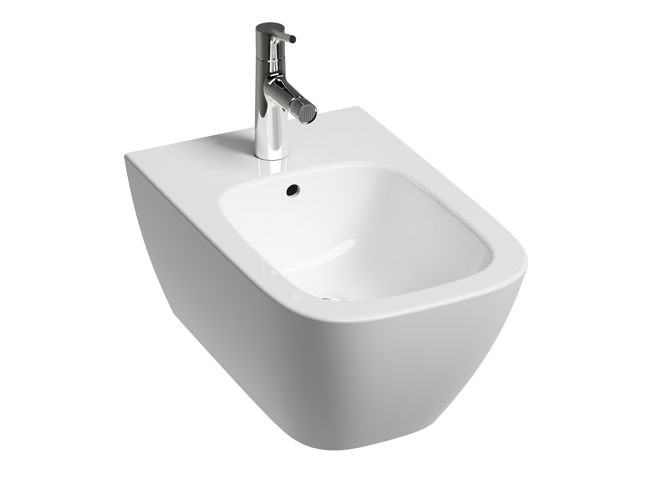 Geberit Smyle Square bidet sospeso bianco 500.209.01.1