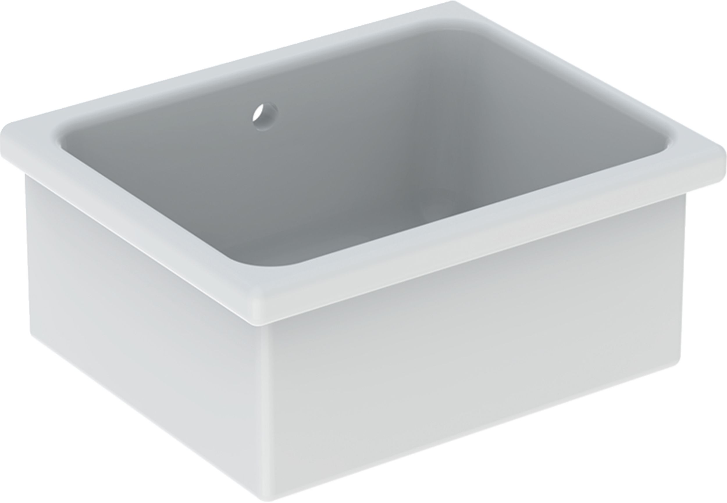 Geberit Publica lavabo 50x40 cm rettangolare da appoggio bianco 500.894.00.1