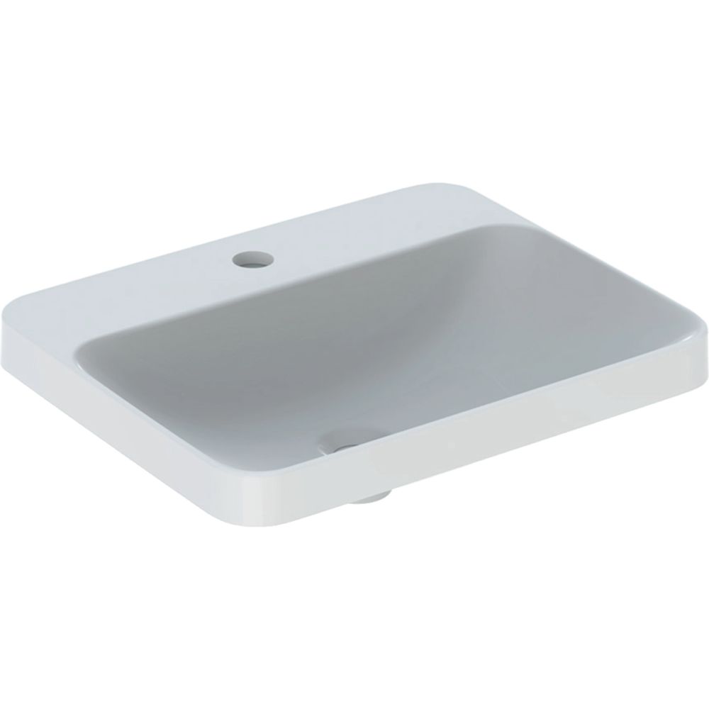 Geberit Variform lavabo 55x45 cm rettangolare da incasso bianco 500.742.01.2