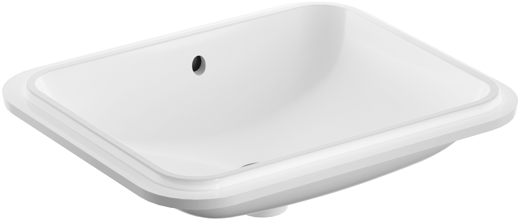 Geberit Variform lavabo 50x40 cm rettangolare sottopiano bianco 500.764.00.2