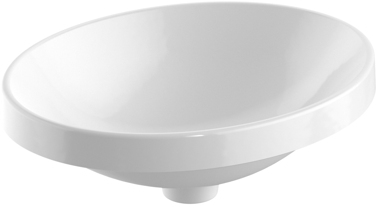 Geberit Variform lavabo 50x40 cm ovale da incasso bianco 500.711.00.2