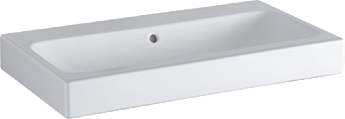 Geberit iCon lavabo 75x48 cm rettangolare a parete-da mobile bianco 124078600