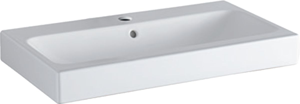 Geberit iCon lavabo 75x48 cm rettangolare da mobile bianco 124075600