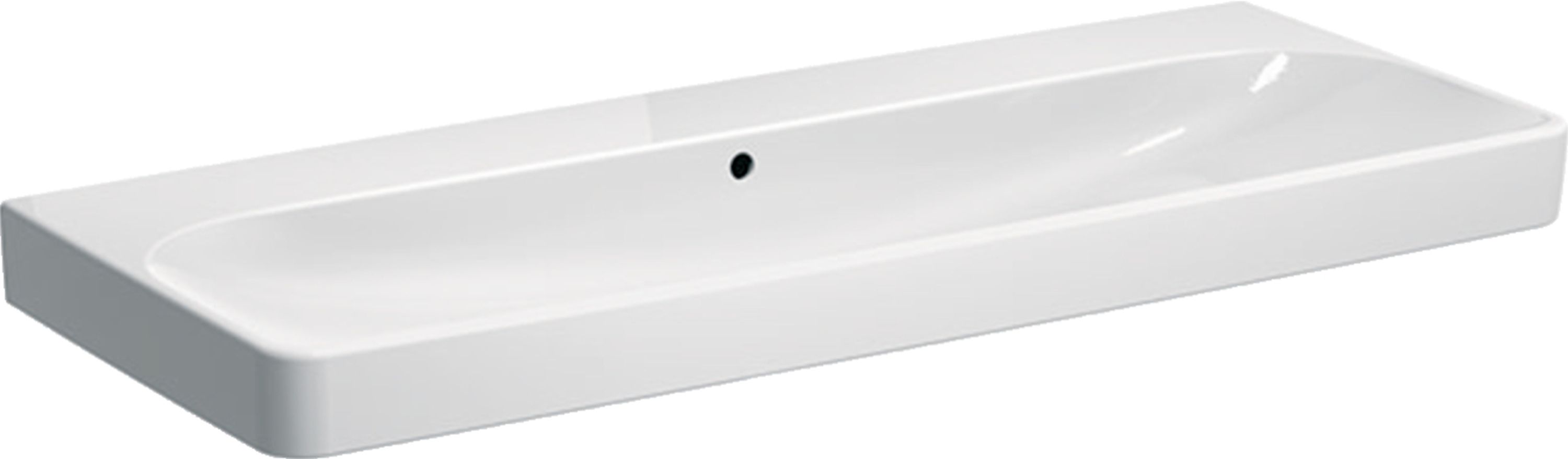 Geberit Smyle Square lavabo 90x48 cm rettangolare a parete-da mobile-da incasso bianco 500.250.01.1