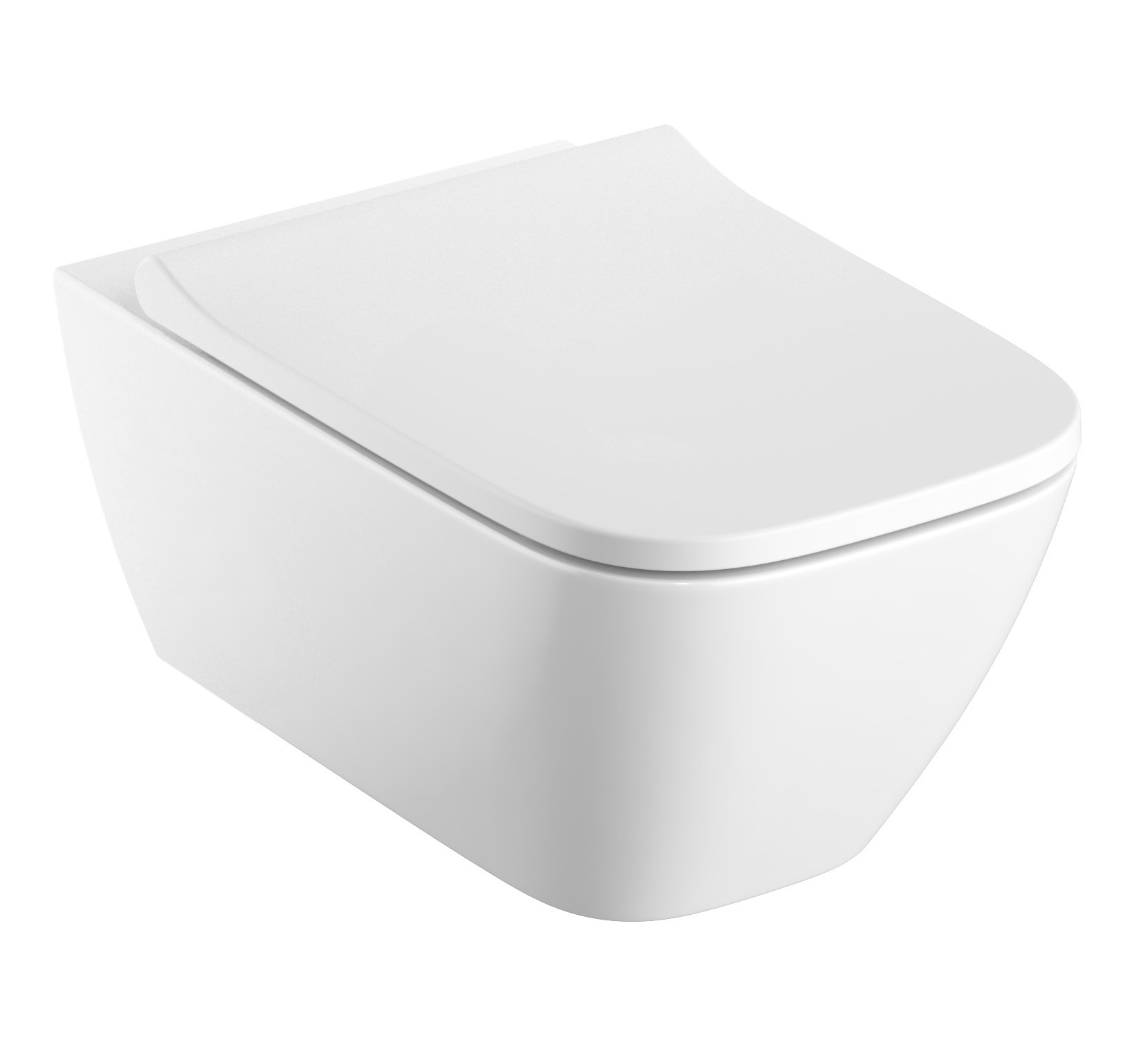 Geberit Smyle Square vaso wc sospeso senza brida bianco 500.208.01.8