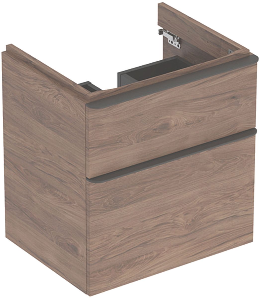 Geberit Smyle Square armadietto 58.4x47x61.7 cm sottolavabo sospeso noce 500.352.JR.1