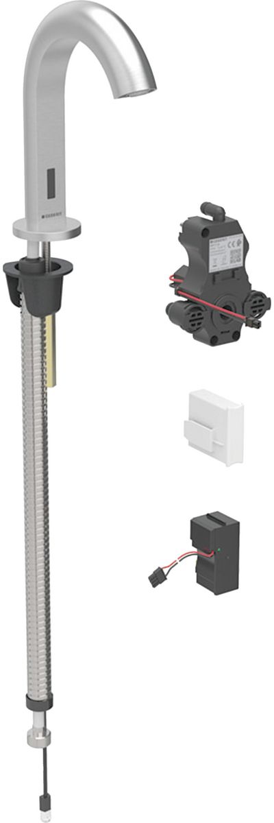 Geberit Piave rubinetto per lavabo verticale elettronico acciaio 116.181.SN.1